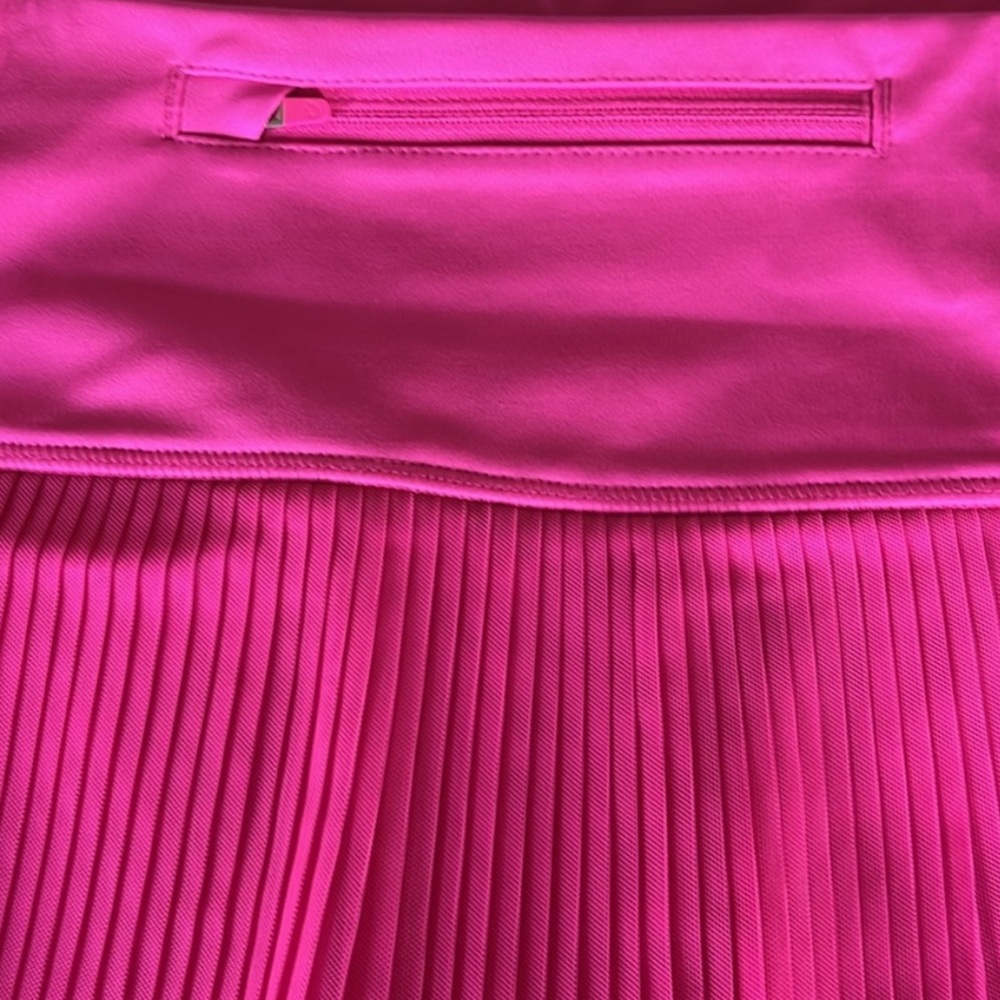 IBKUL Hot Pink Mesh Skirt Skort 18” size M - Picture 9 of 13